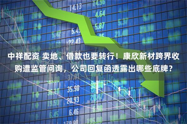中祥配资 卖地、借款也要转行！康欣新材跨界收购遭监管问询，公司回复函透露出哪些底牌？